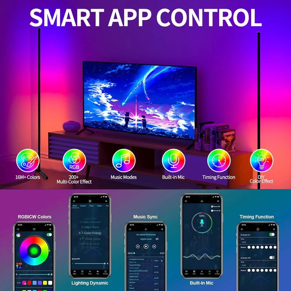 Smart RGB Floor Lamp – APP Controlled