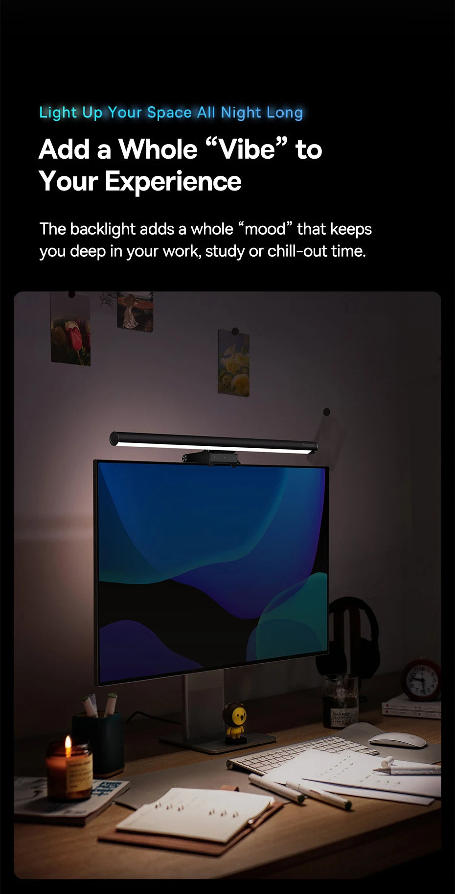Baseus Screen Light – USB Desk Lamp