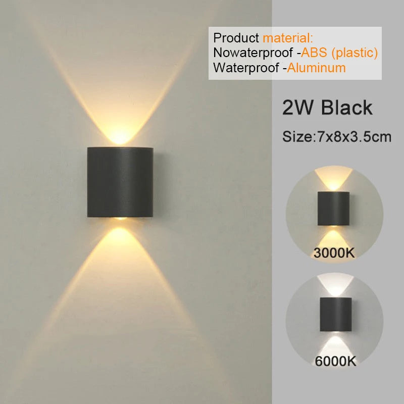 Modern LED Wall Sconce – Up & Down Light