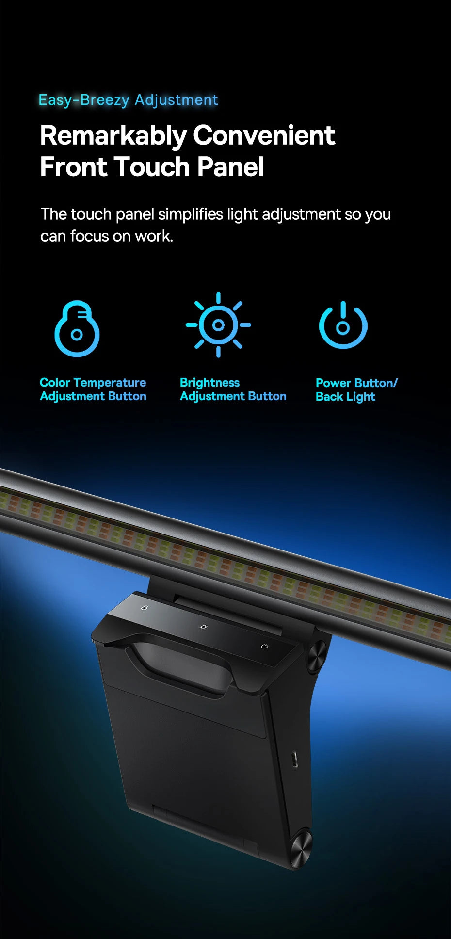 Baseus Screen Light – USB Desk Lamp