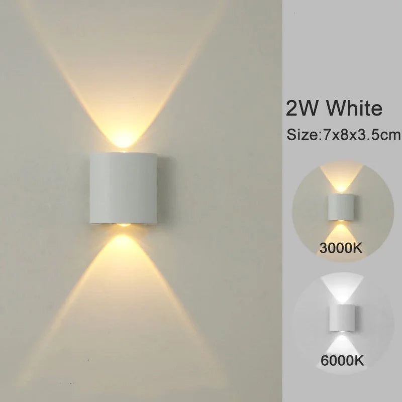Modern LED Wall Sconce – Up & Down Light