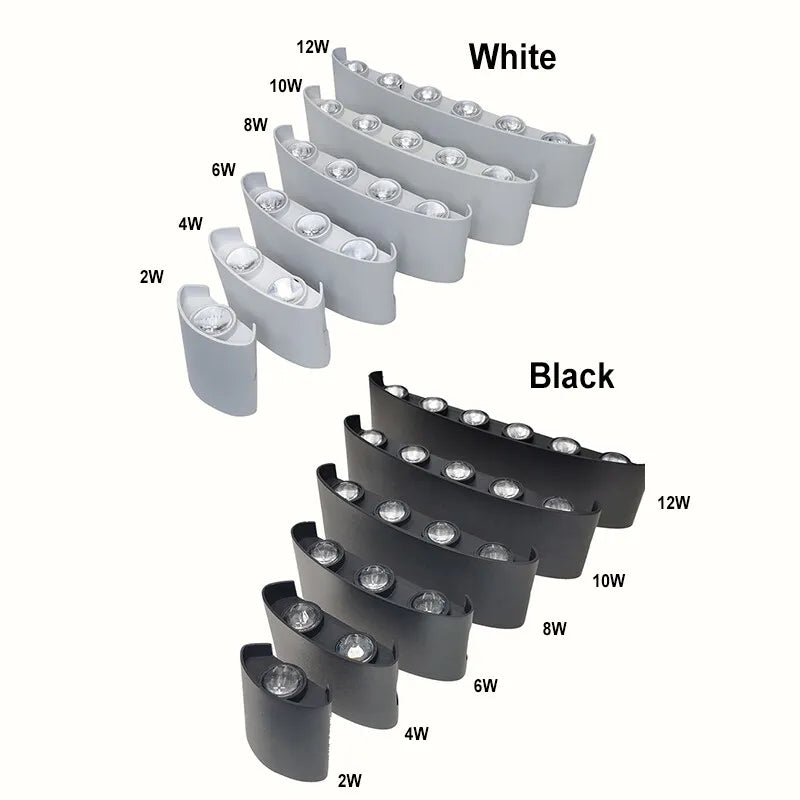 Modern LED Wall Sconce – Up & Down Light