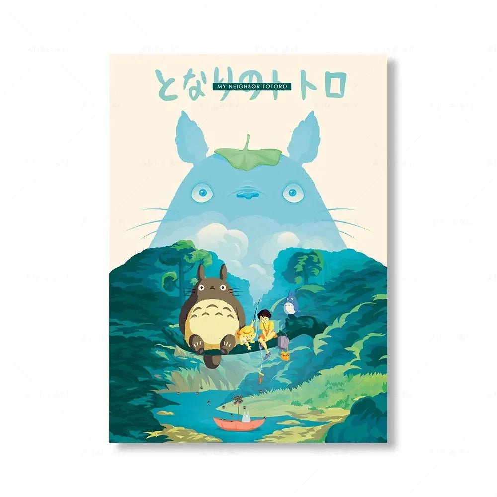 Hayao Miyazaki Anime Canvas Prints