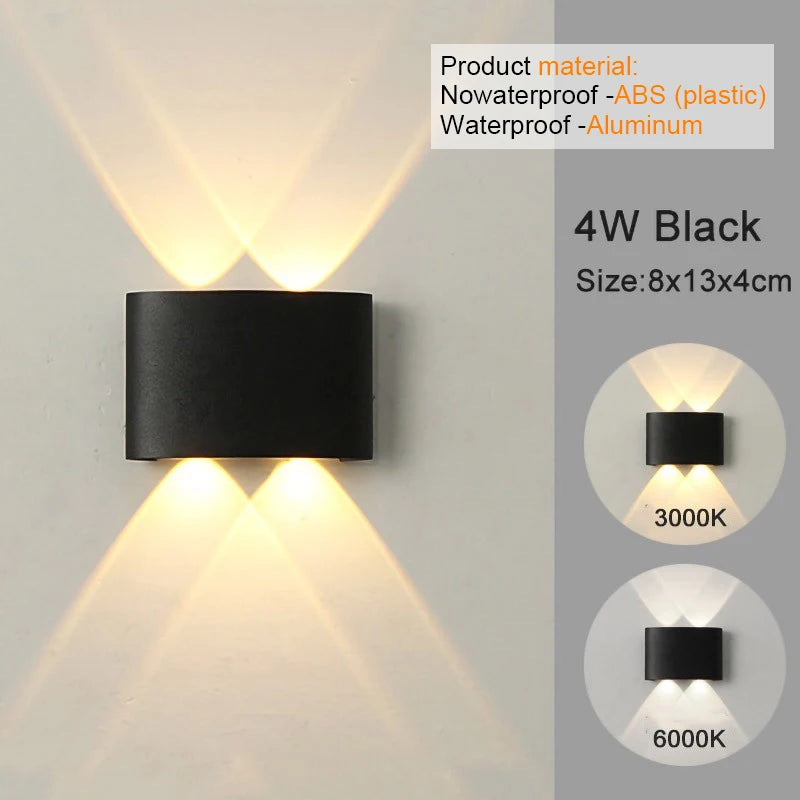 Modern LED Wall Sconce – Up & Down Light