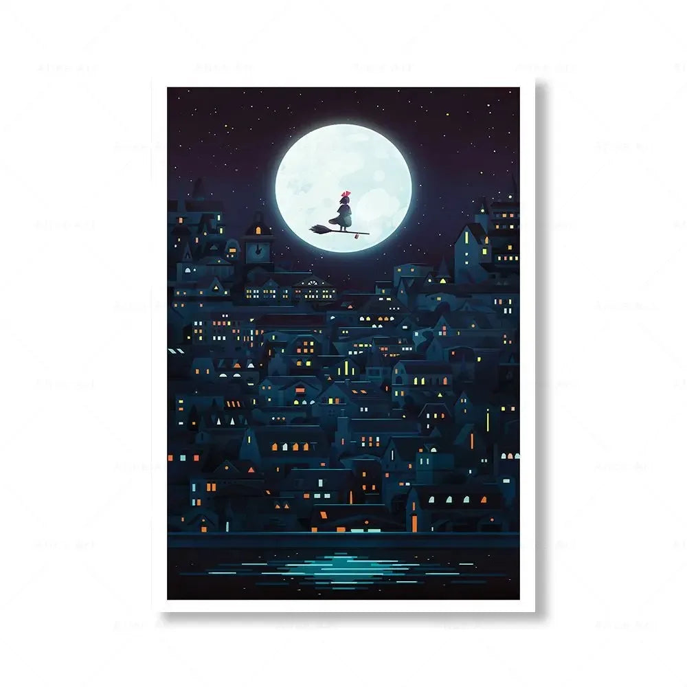 Hayao Miyazaki Anime Canvas Prints