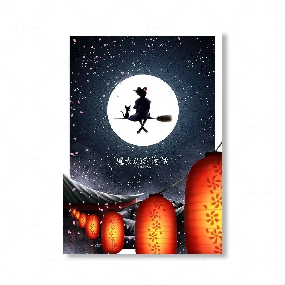 Hayao Miyazaki Anime Canvas Prints