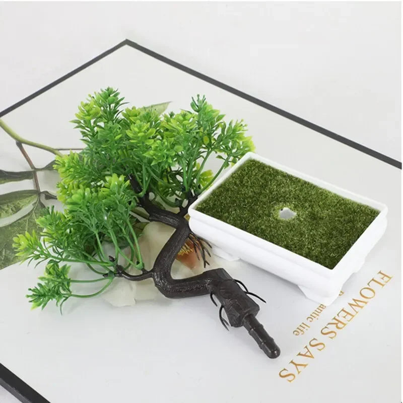 Mini Potted Fake Plant – Home Decor