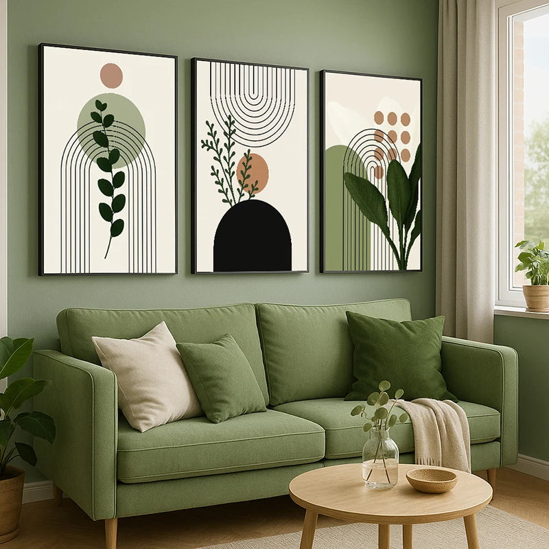 3-Piece Botanical Canvas Wall Art