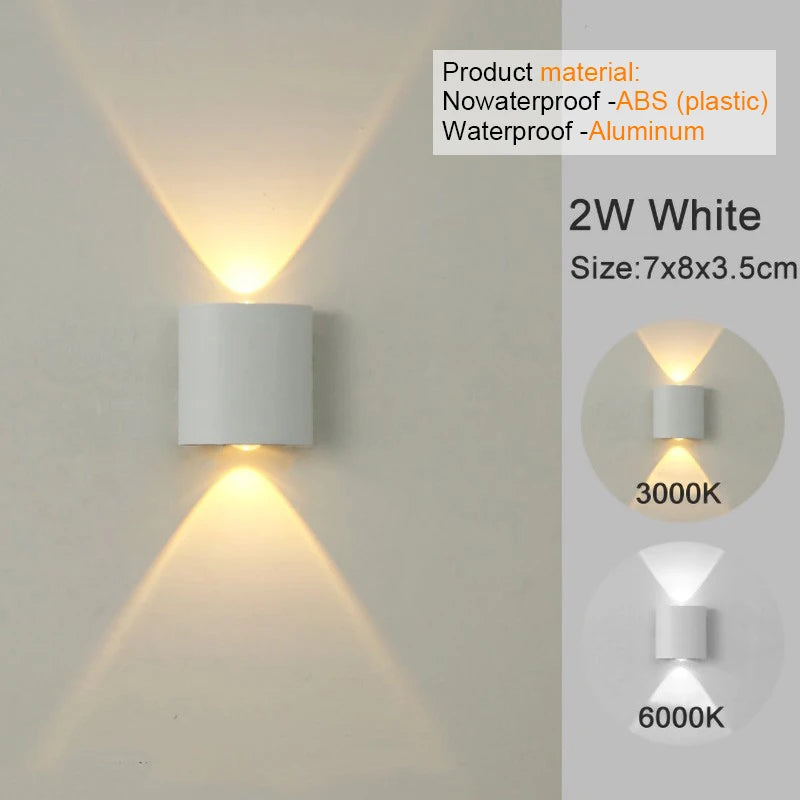 Modern LED Wall Sconce – Up & Down Light