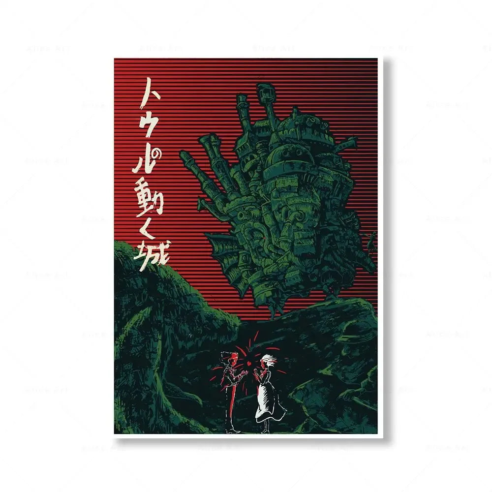 Hayao Miyazaki Anime Canvas Prints