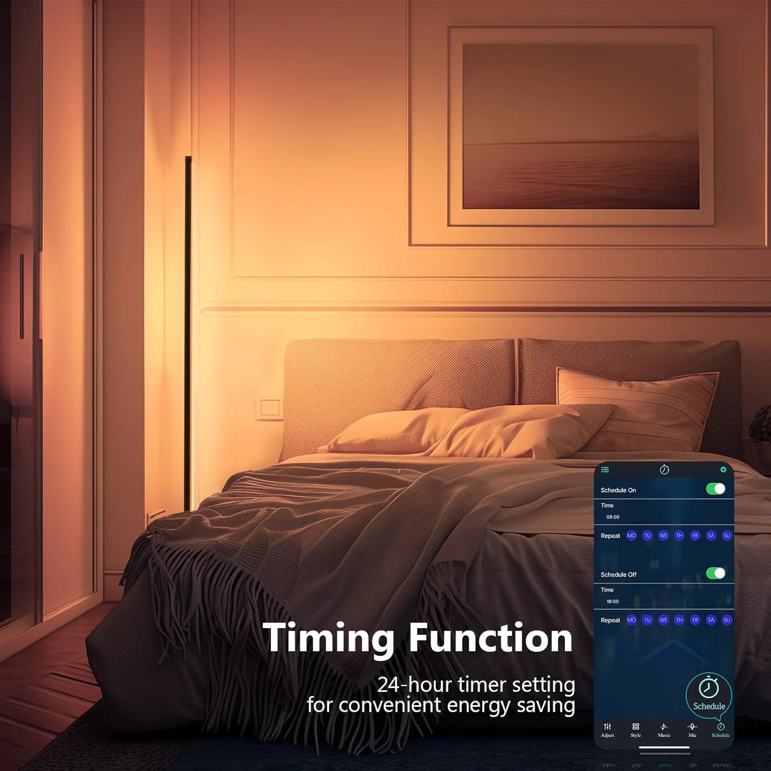 Smart RGB Floor Lamp – APP Controlled