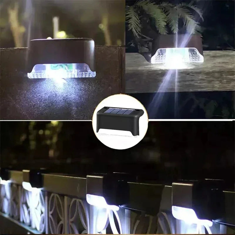 Solar LED Step Lights – Outdoor Waterproof