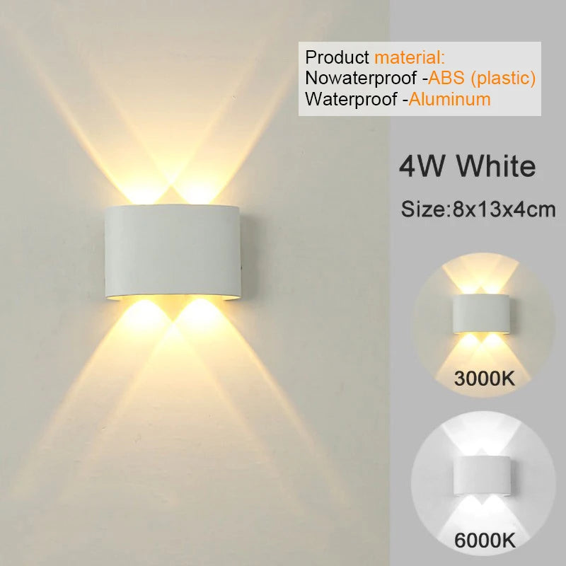 Modern LED Wall Sconce – Up & Down Light