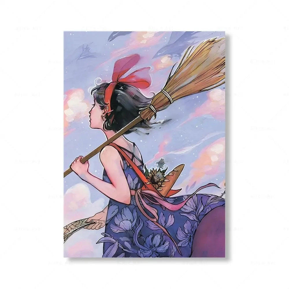 Hayao Miyazaki Anime Canvas Prints