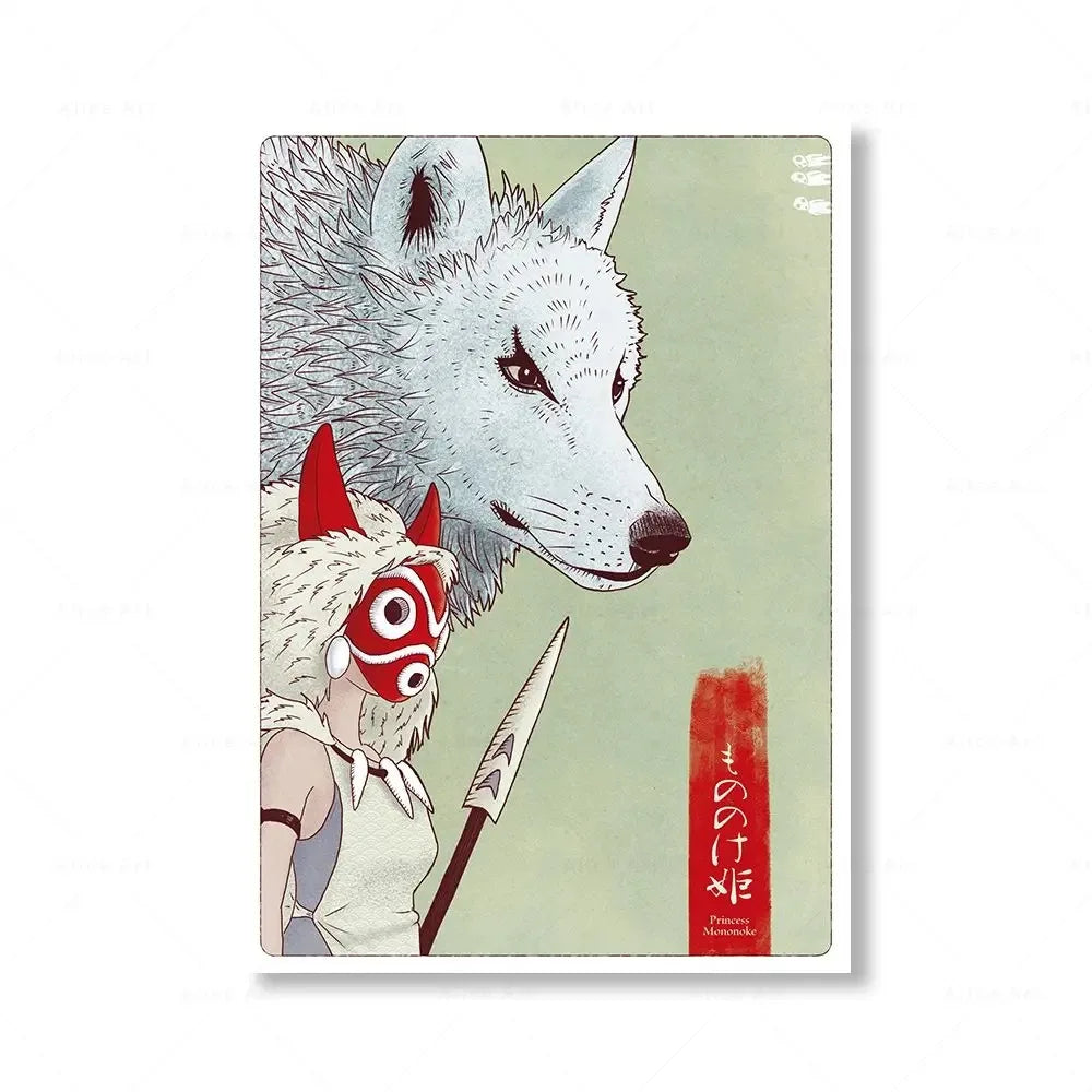 Hayao Miyazaki Anime Canvas Prints