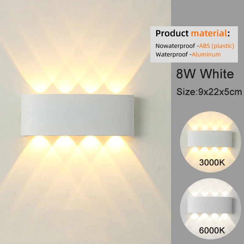 Modern LED Wall Sconce – Up & Down Light