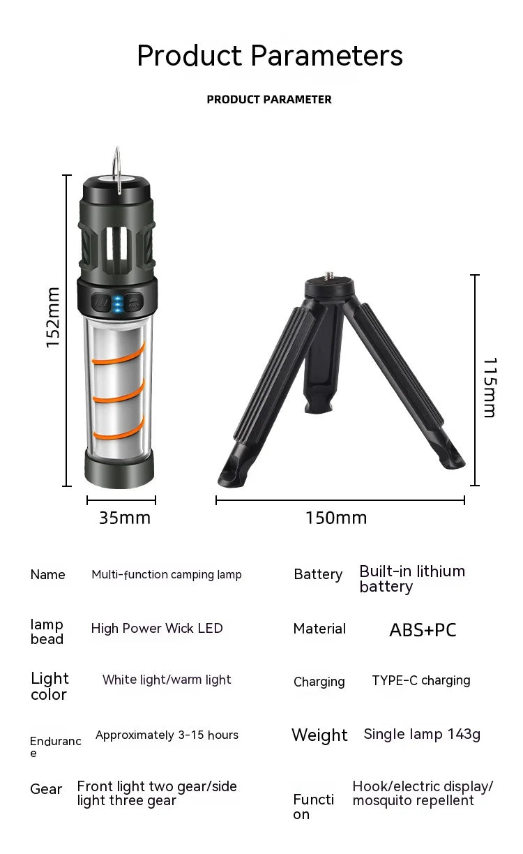 LED Camping Lantern – Mosquito Repellent