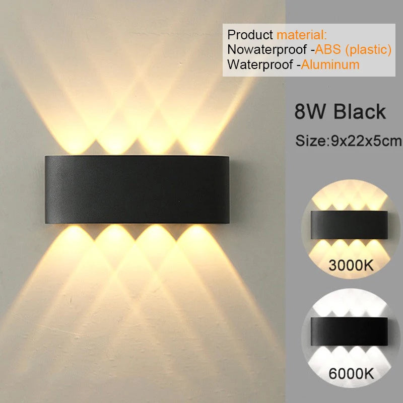 Modern LED Wall Sconce – Up & Down Light