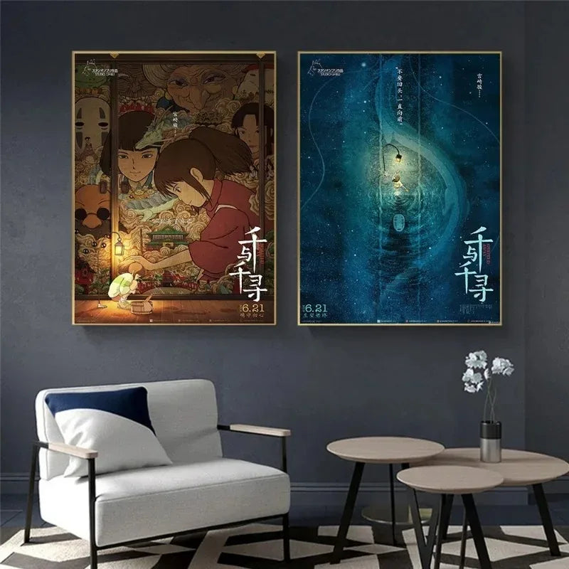 Hayao Miyazaki Anime Canvas Prints