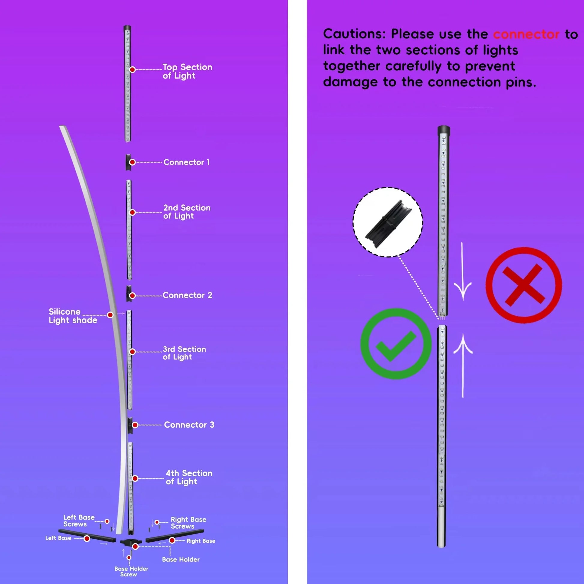 Smart RGB Floor Lamp – APP Controlled