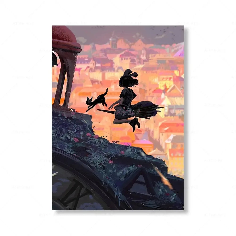 Hayao Miyazaki Anime Canvas Prints