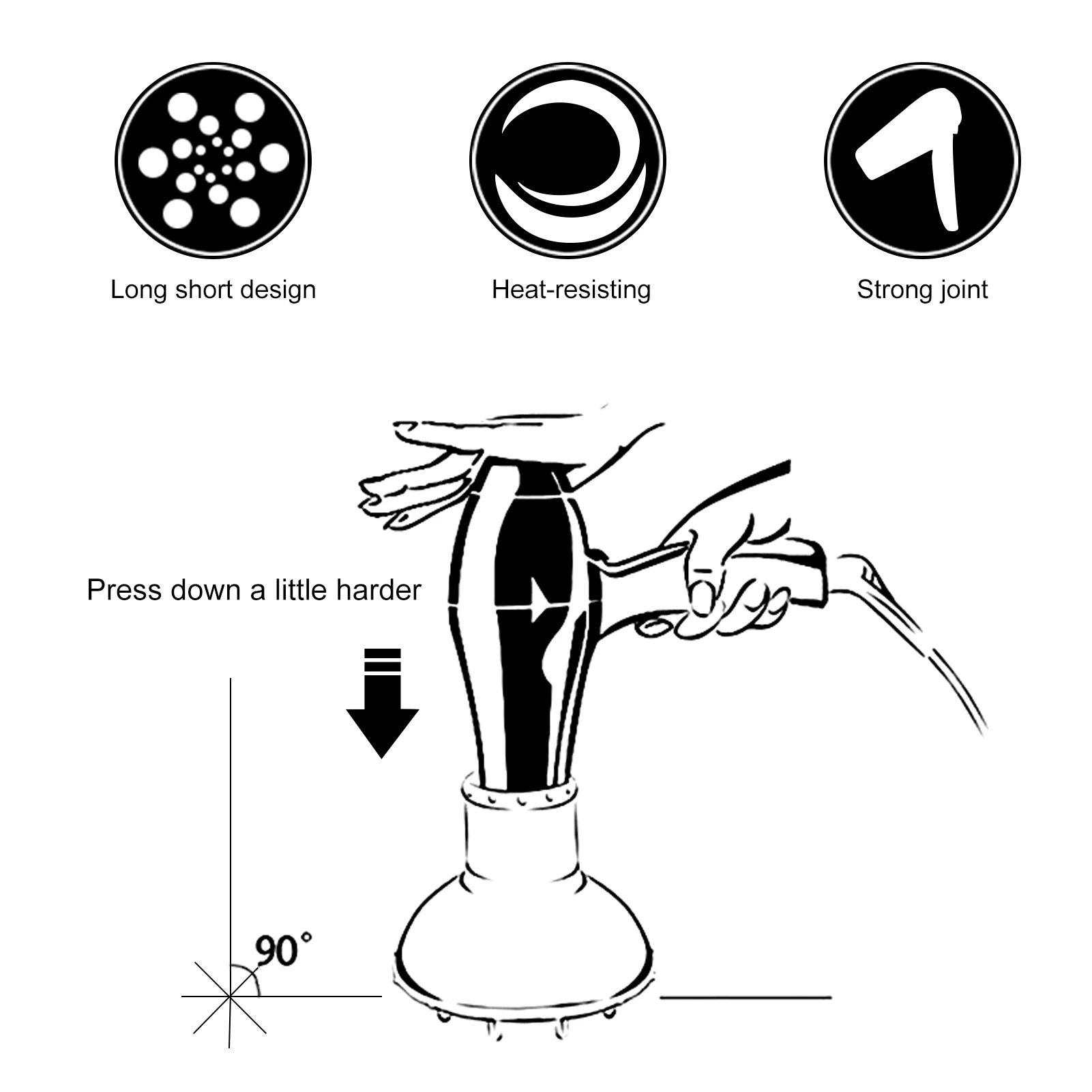 Universal Hair Dryer Diffuser – Curly & Wavy Hair
