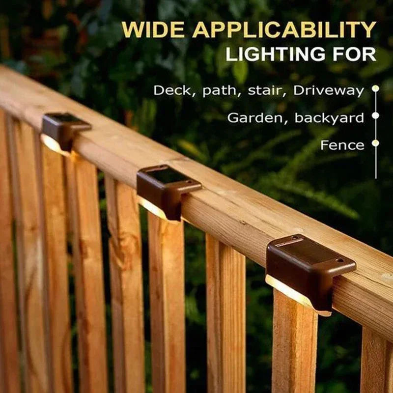 Solar LED Step Lights – Outdoor Waterproof