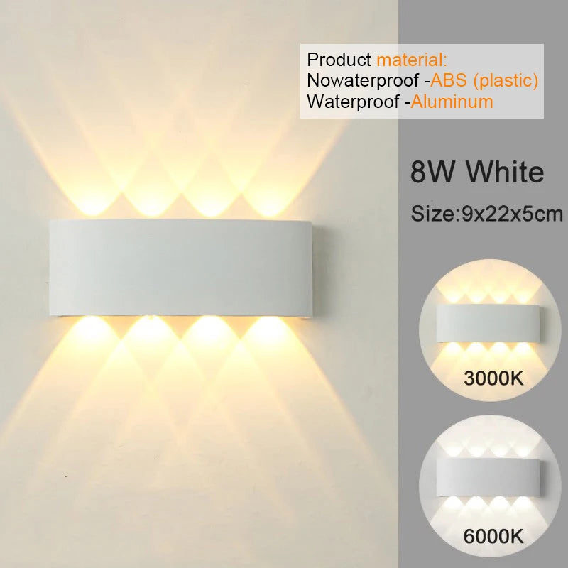 Modern LED Wall Sconce – Up & Down Light