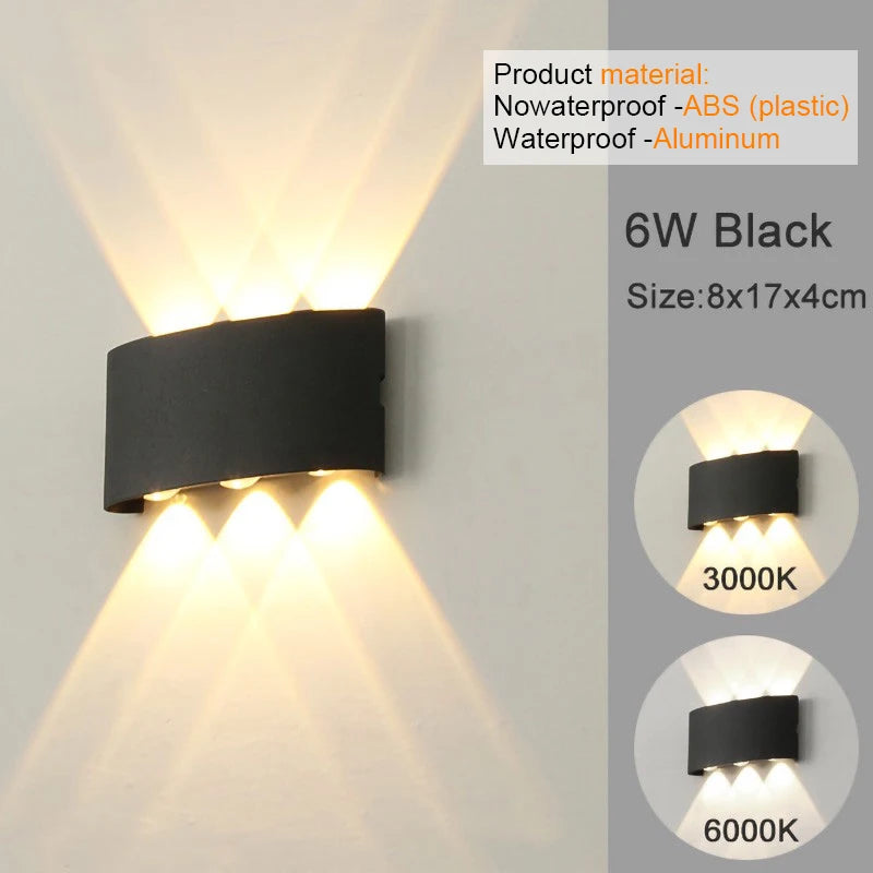 Modern LED Wall Sconce – Up & Down Light