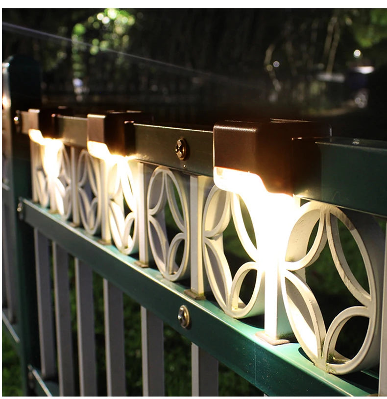Solar LED Step Lights – Outdoor Waterproof