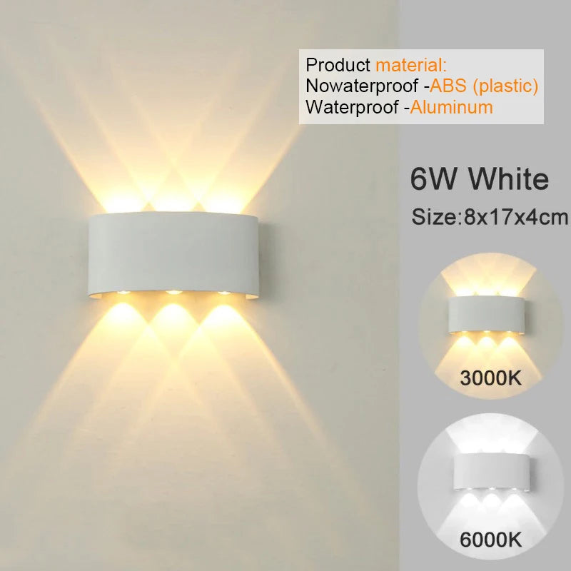 Modern LED Wall Sconce – Up & Down Light