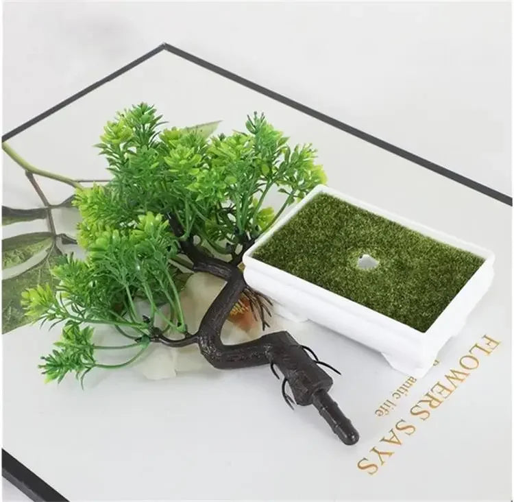 Mini Potted Fake Plant – Home Decor