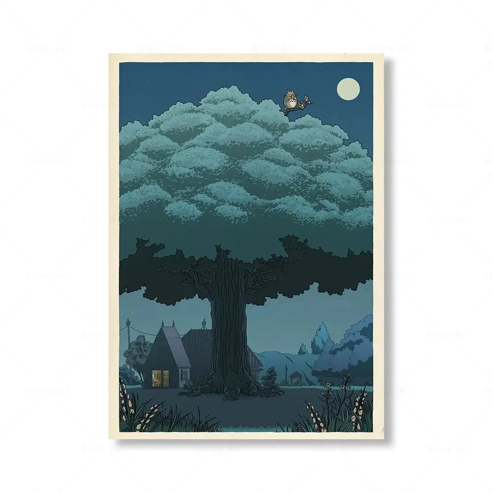 Hayao Miyazaki Anime Canvas Prints