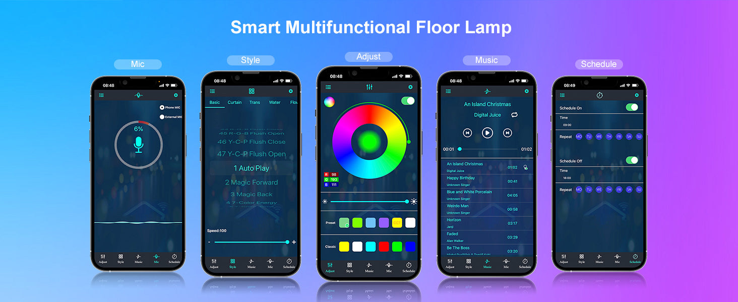 Smart RGB Floor Lamp – APP Controlled